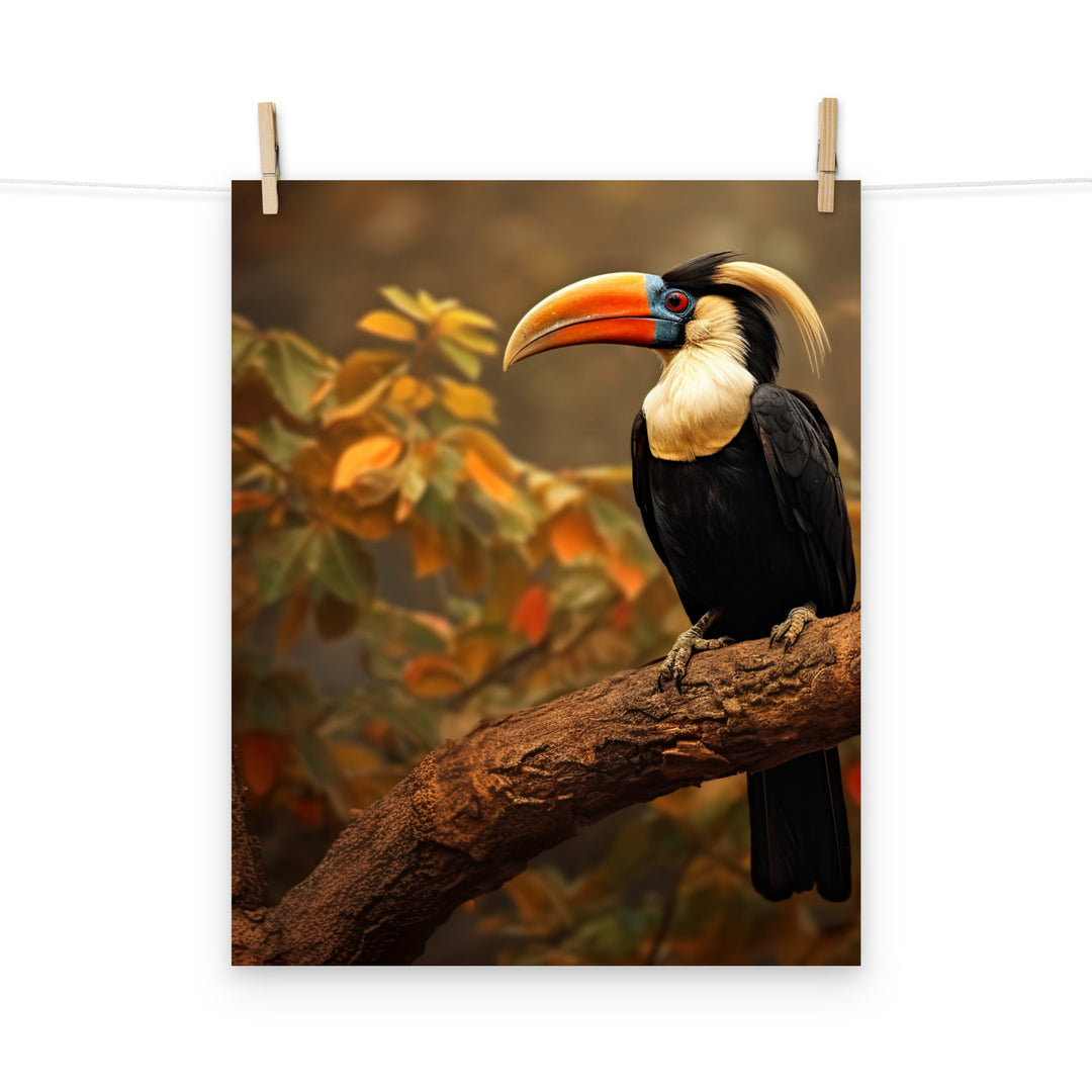 Hornbill Photo paper poster - PosterfyAI.com