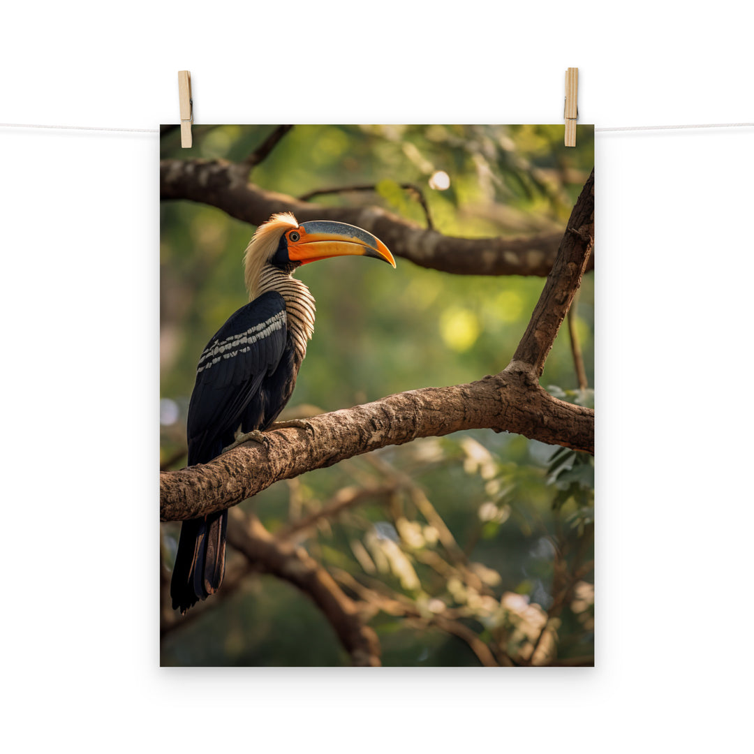 Hornbill Photo paper poster - PosterfyAI.com