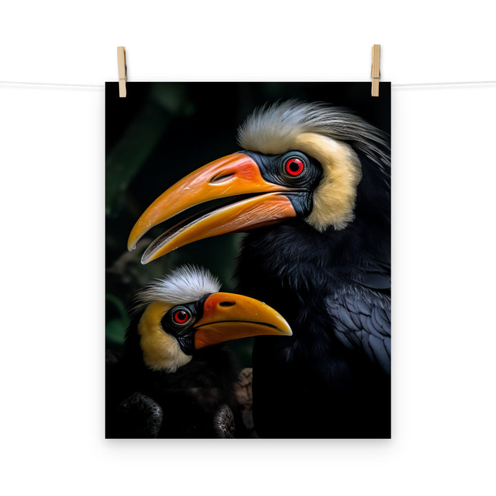 Hornbill Photo paper poster - PosterfyAI.com