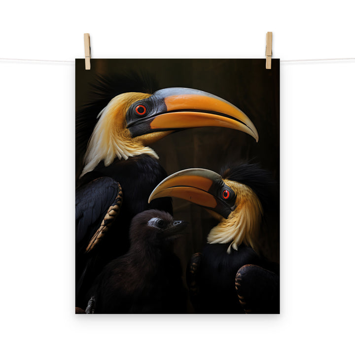 Hornbill Photo paper poster - PosterfyAI.com
