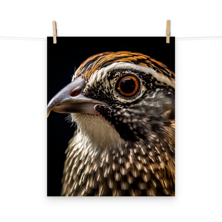 Quail Photo paper poster - PosterfyAI.com
