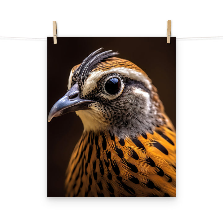 Quail Photo paper poster - PosterfyAI.com