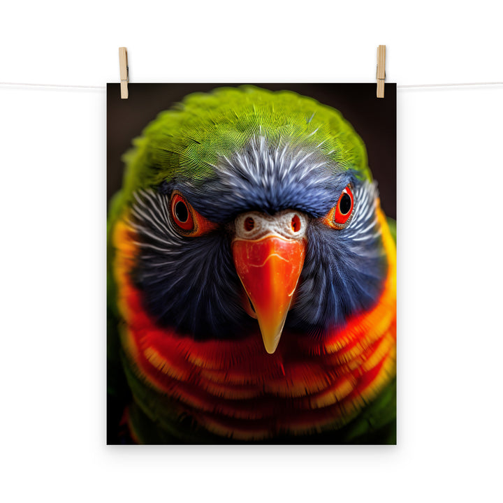Lorikeet Photo paper poster - PosterfyAI.com