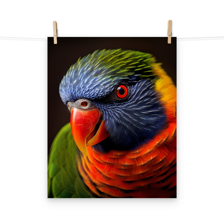 Lorikeet Photo paper poster - PosterfyAI.com