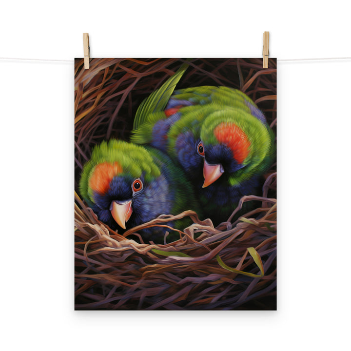 Lorikeet Photo paper poster - PosterfyAI.com