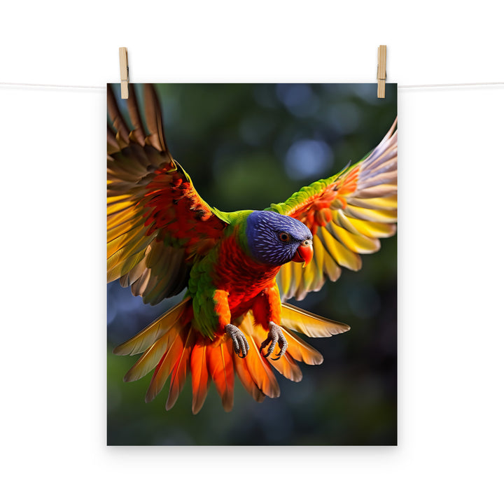 Lorikeet Photo paper poster - PosterfyAI.com