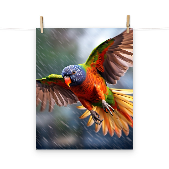 Lorikeet Photo paper poster - PosterfyAI.com