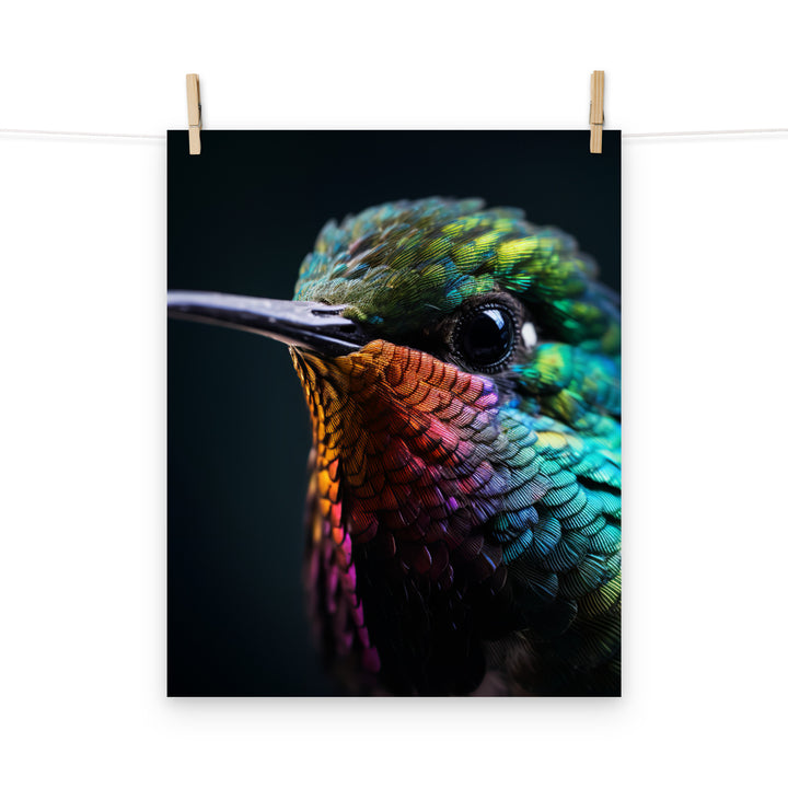 Hummingbird Photo paper poster - PosterfyAI.com