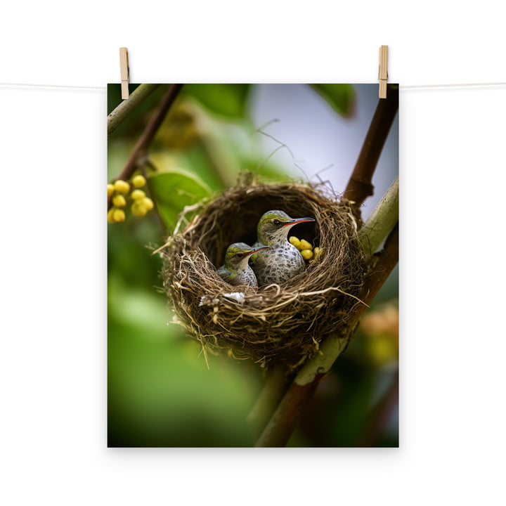 Hummingbird Photo paper poster - PosterfyAI.com