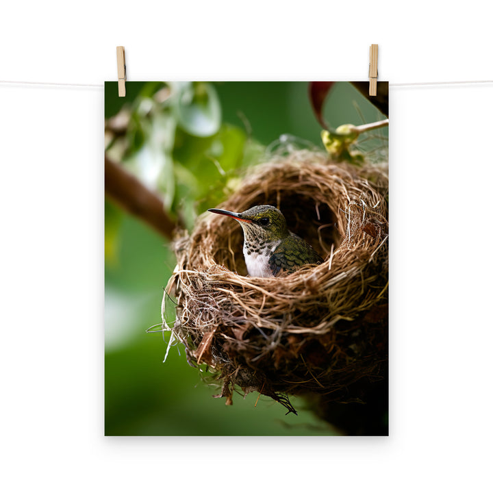 Hummingbird Photo paper poster - PosterfyAI.com