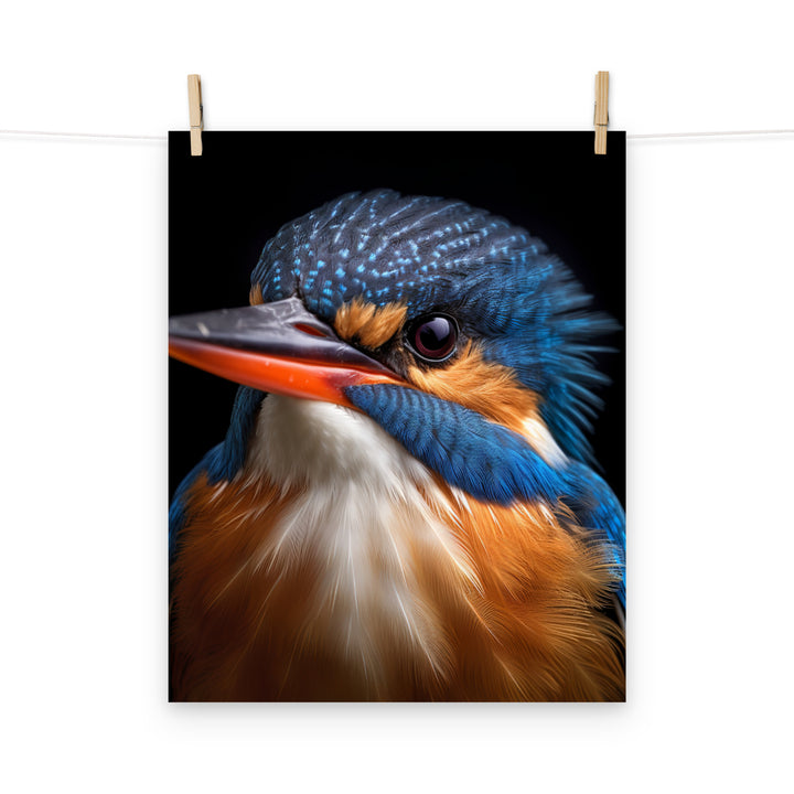 Kingfisher Photo paper poster - PosterfyAI.com
