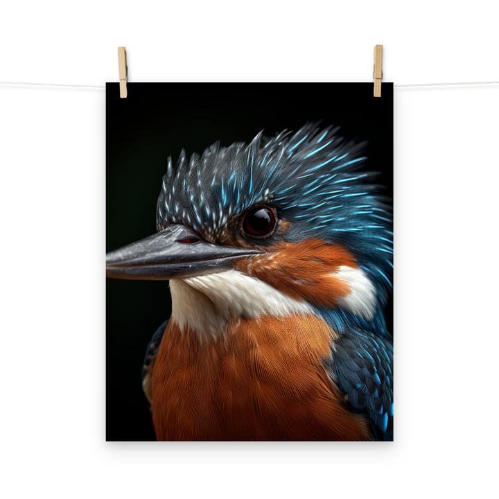 Kingfisher Photo paper poster - PosterfyAI.com