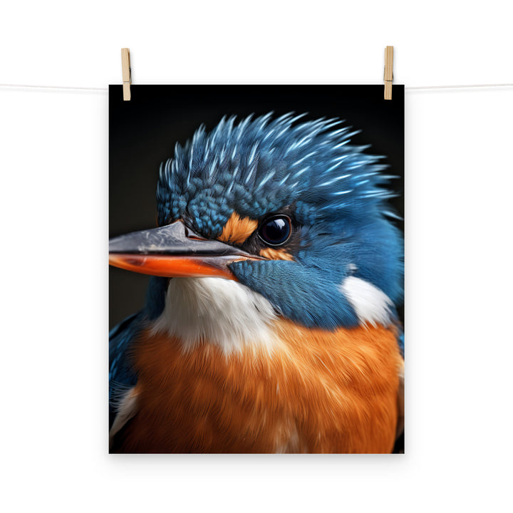 Kingfisher Photo paper poster - PosterfyAI.com