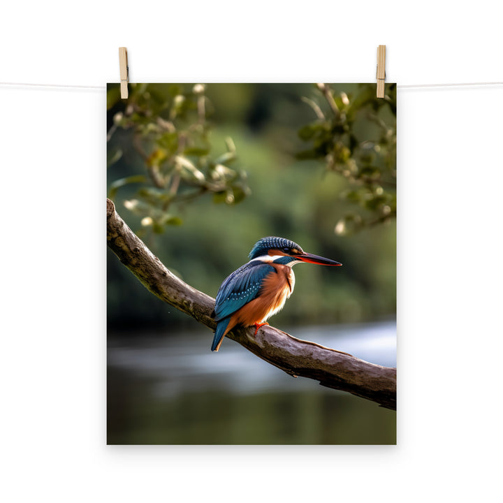 Kingfisher Photo paper poster - PosterfyAI.com