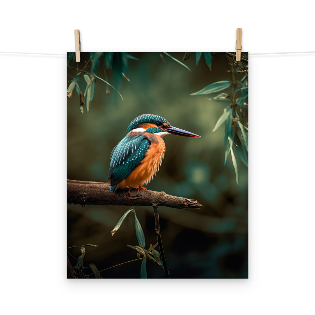 Kingfisher Photo paper poster - PosterfyAI.com