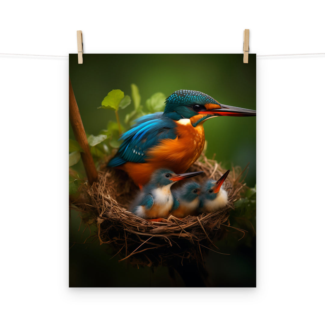 Kingfisher Photo paper poster - PosterfyAI.com