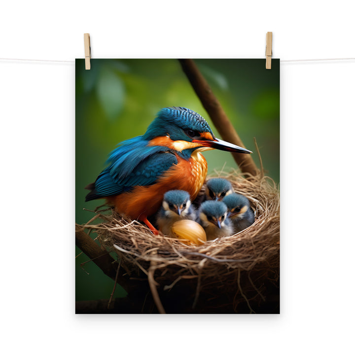 Kingfisher Photo paper poster - PosterfyAI.com