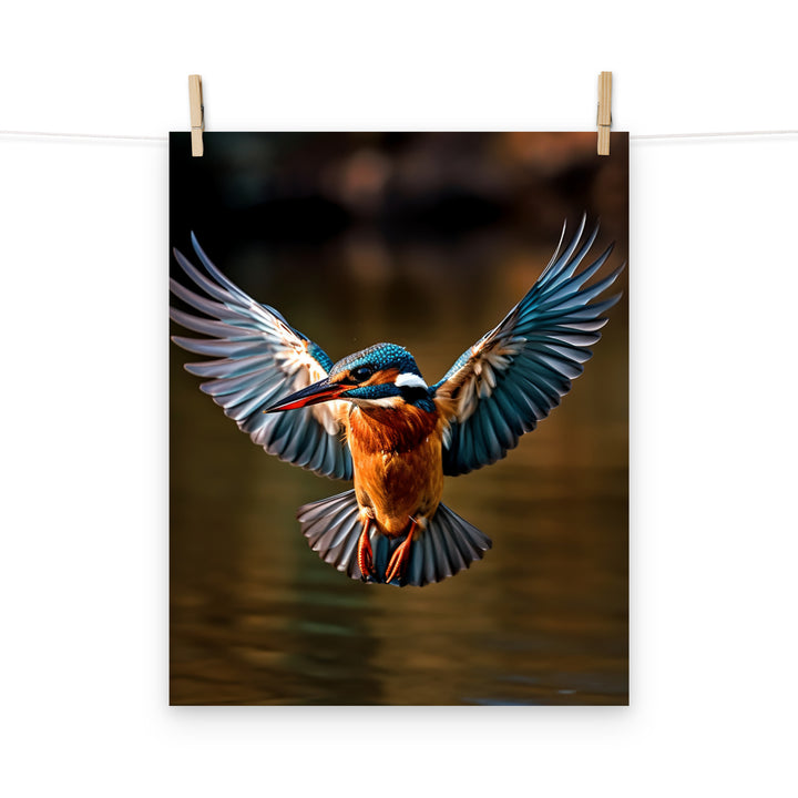 Kingfisher Photo paper poster - PosterfyAI.com