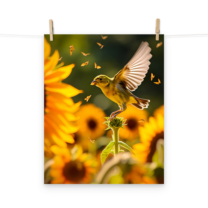 Finch Photo paper poster - PosterfyAI.com