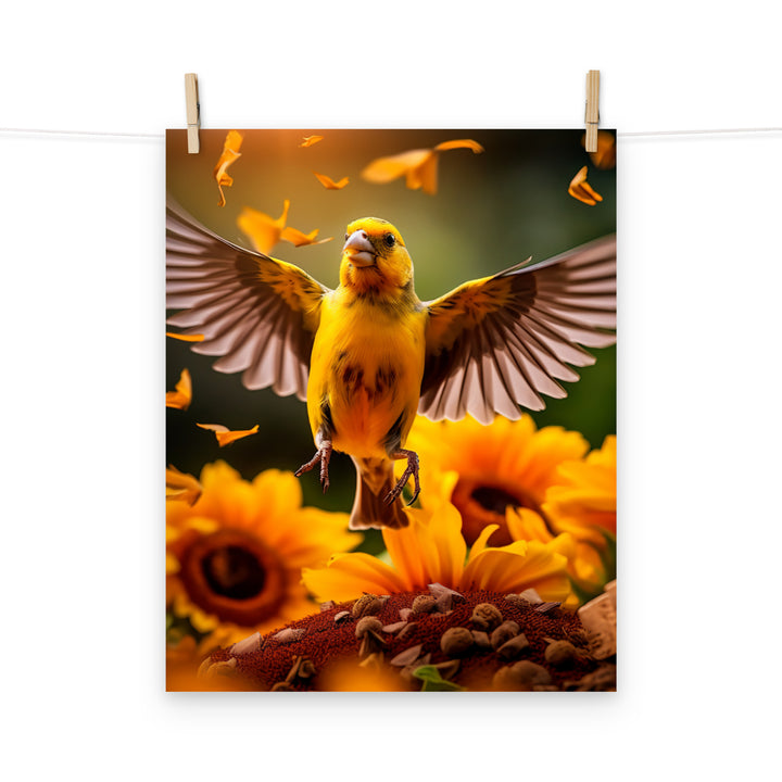 Finch Photo paper poster - PosterfyAI.com
