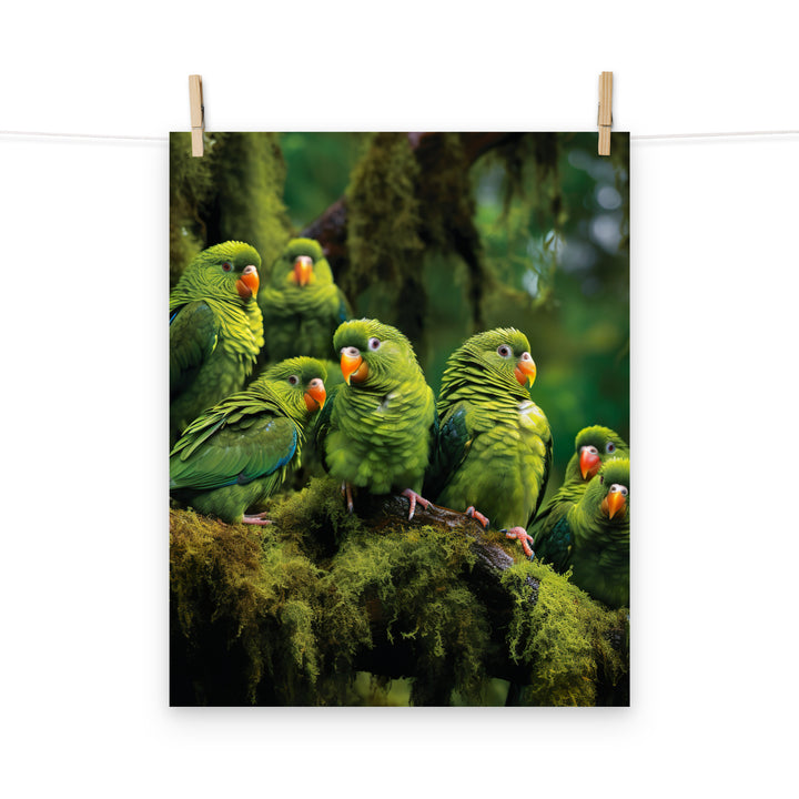 Kakariki Photo paper poster - PosterfyAI.com