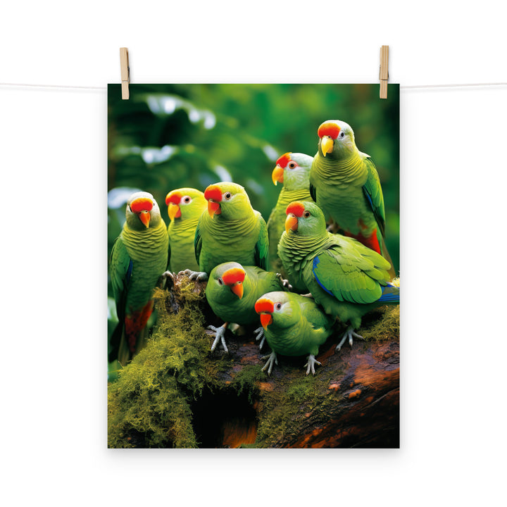 Kakariki Photo paper poster - PosterfyAI.com