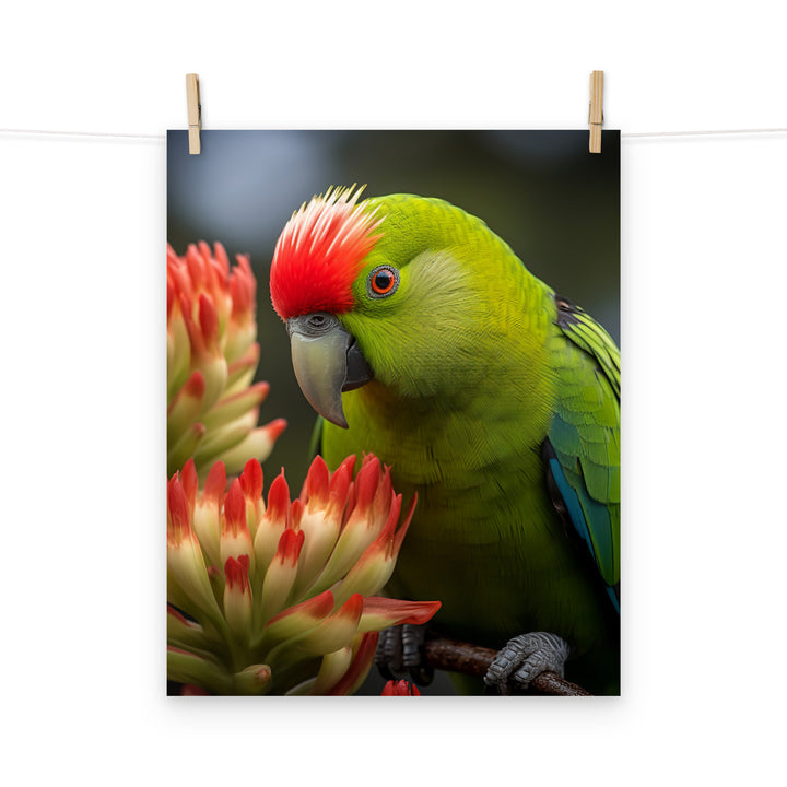 Kakariki Photo paper poster - PosterfyAI.com