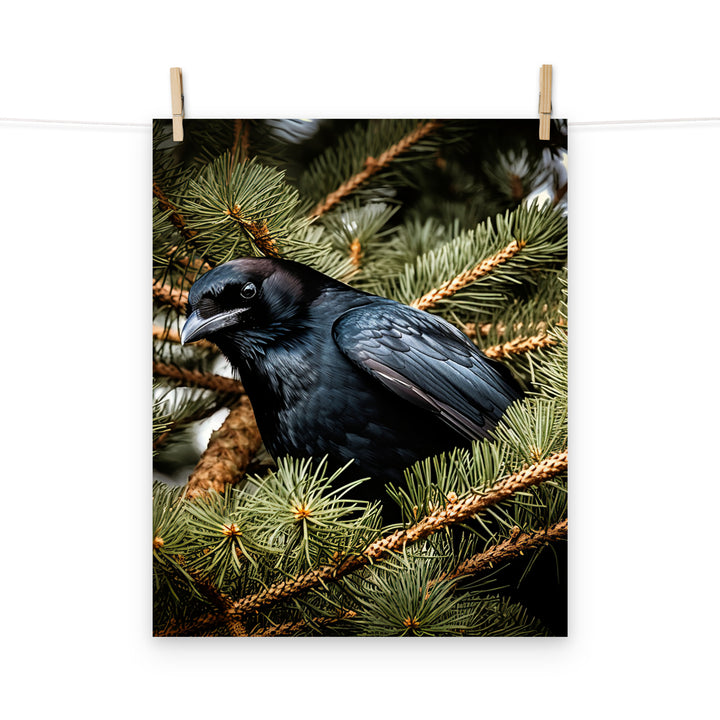 Raven Photo paper poster - PosterfyAI.com