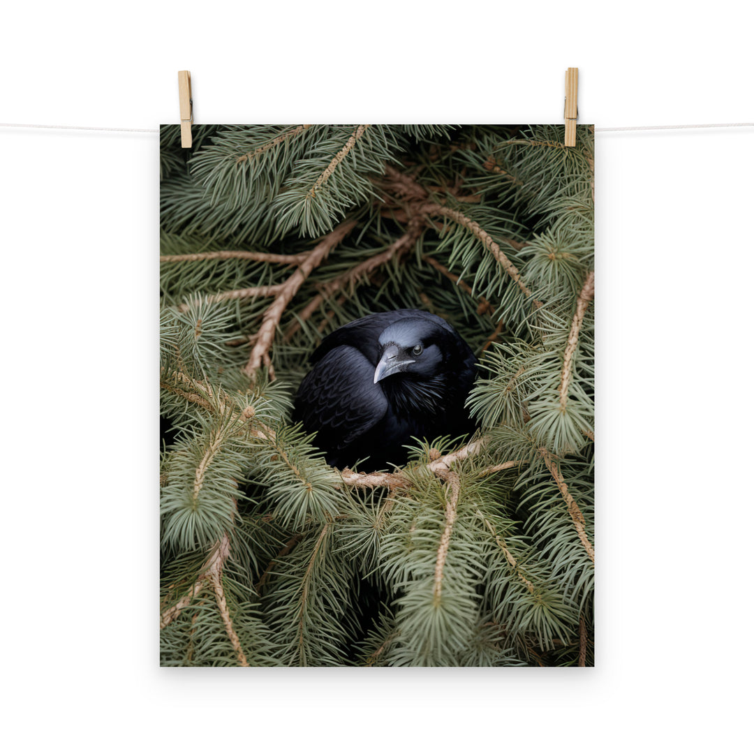Raven Photo paper poster - PosterfyAI.com