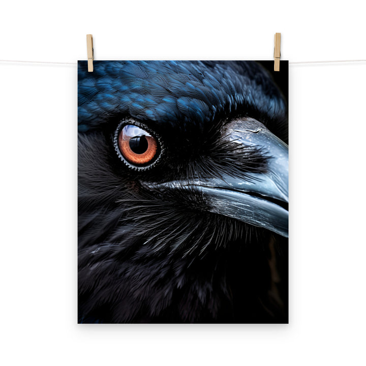 Raven Photo paper poster - PosterfyAI.com