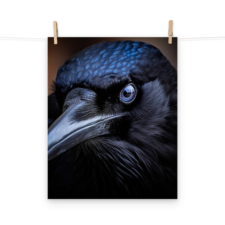 Raven Photo paper poster - PosterfyAI.com