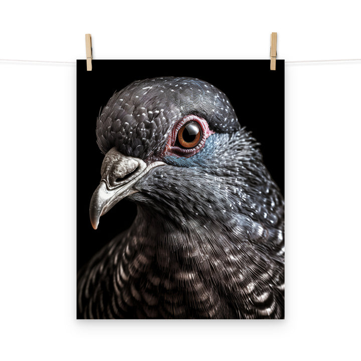 Pigeon Photo paper poster - PosterfyAI.com