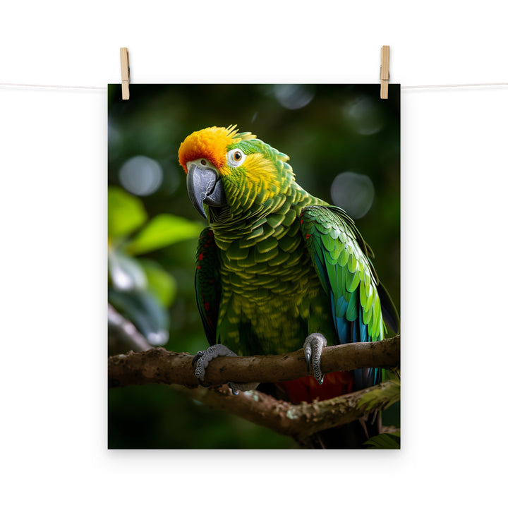 Parrot Photo paper poster - PosterfyAI.com
