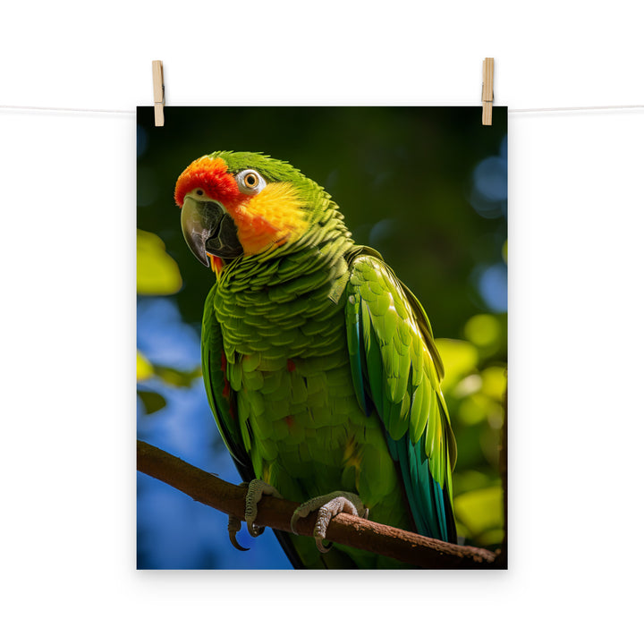 Parrot Photo paper poster - PosterfyAI.com
