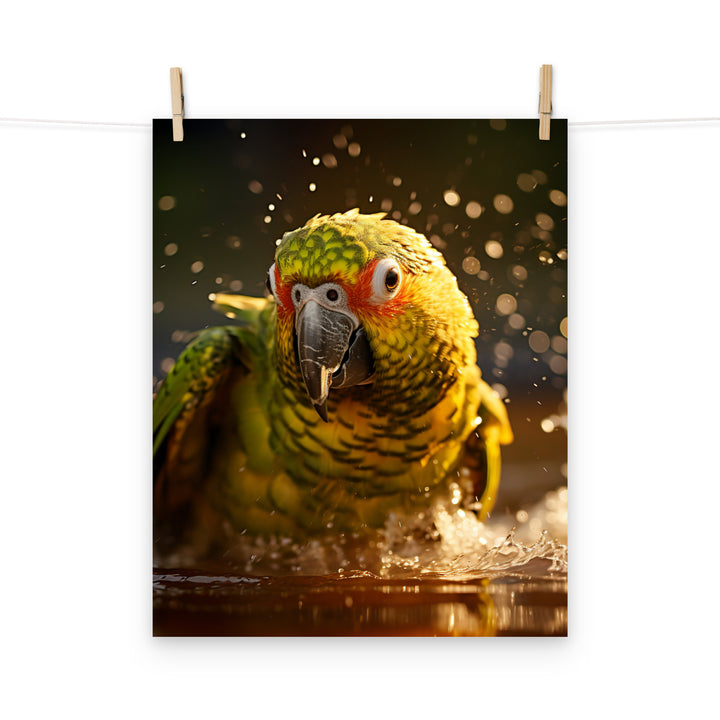 Parrot Photo paper poster - PosterfyAI.com