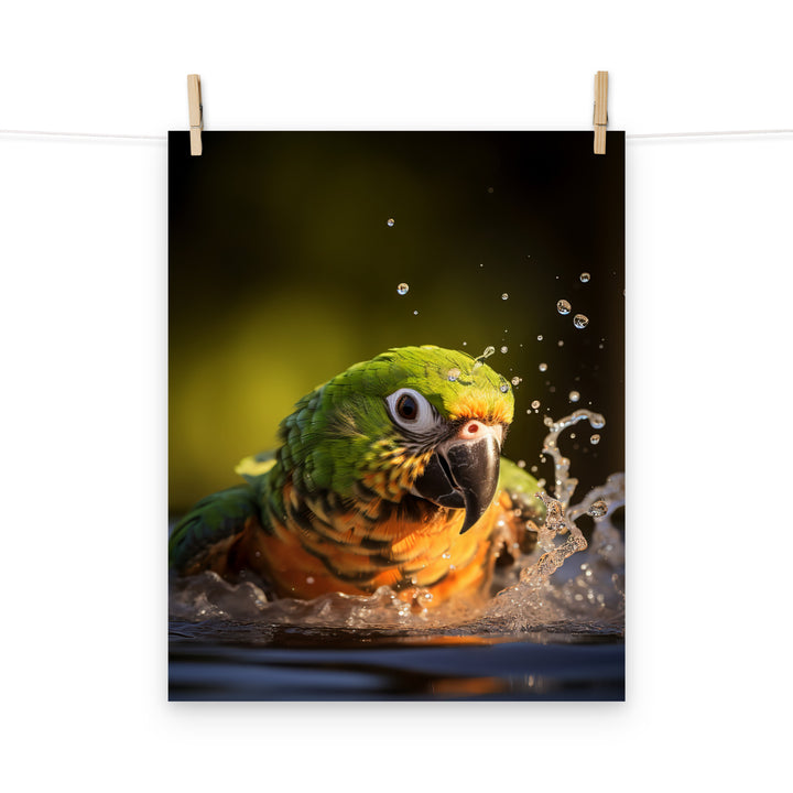 Parrot Photo paper poster - PosterfyAI.com