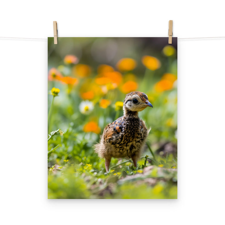 Chick Photo paper poster - PosterfyAI.com