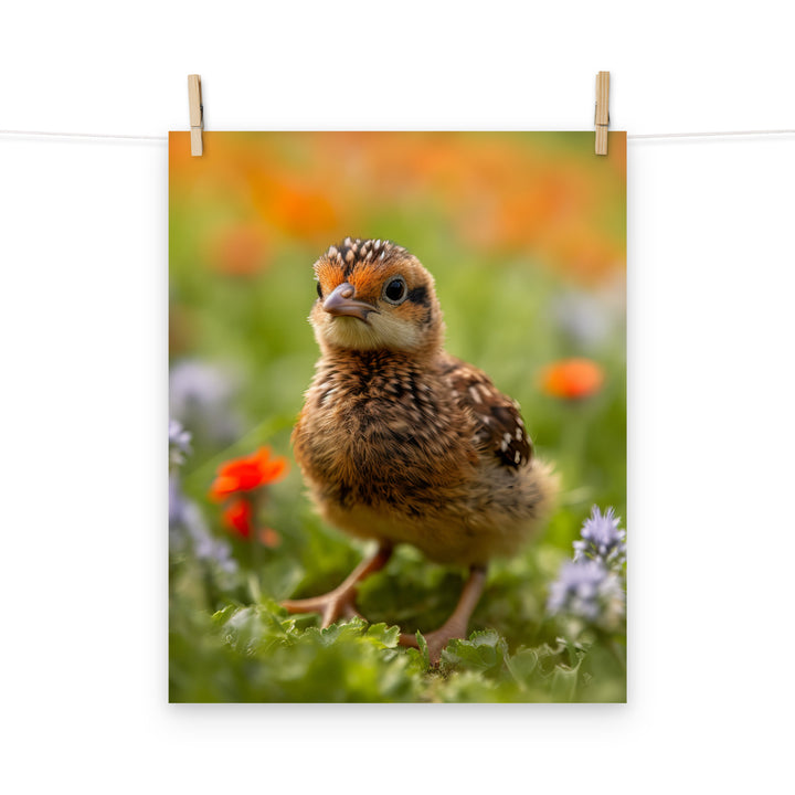 Chick Photo paper poster - PosterfyAI.com