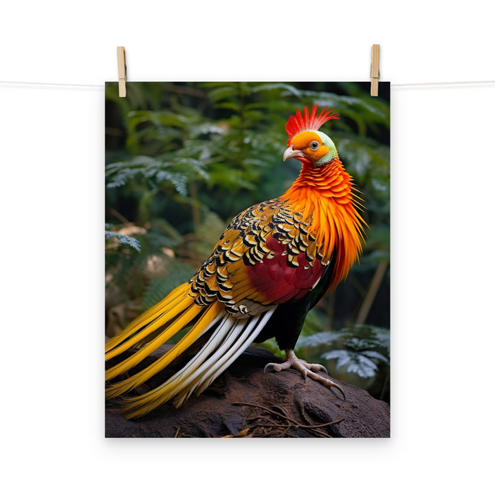 Pheasant Photo paper poster - PosterfyAI.com