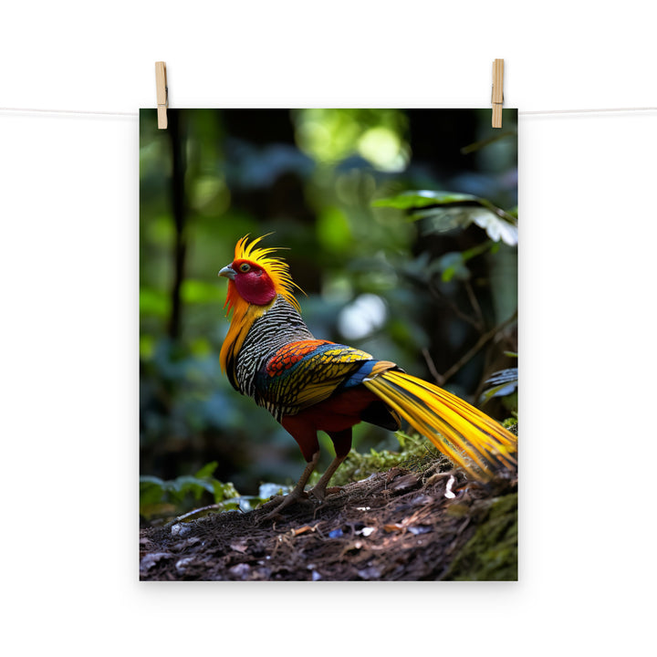 Pheasant Photo paper poster - PosterfyAI.com