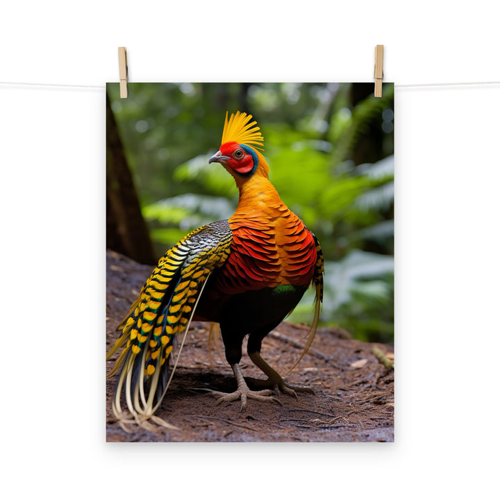 Pheasant Photo paper poster - PosterfyAI.com