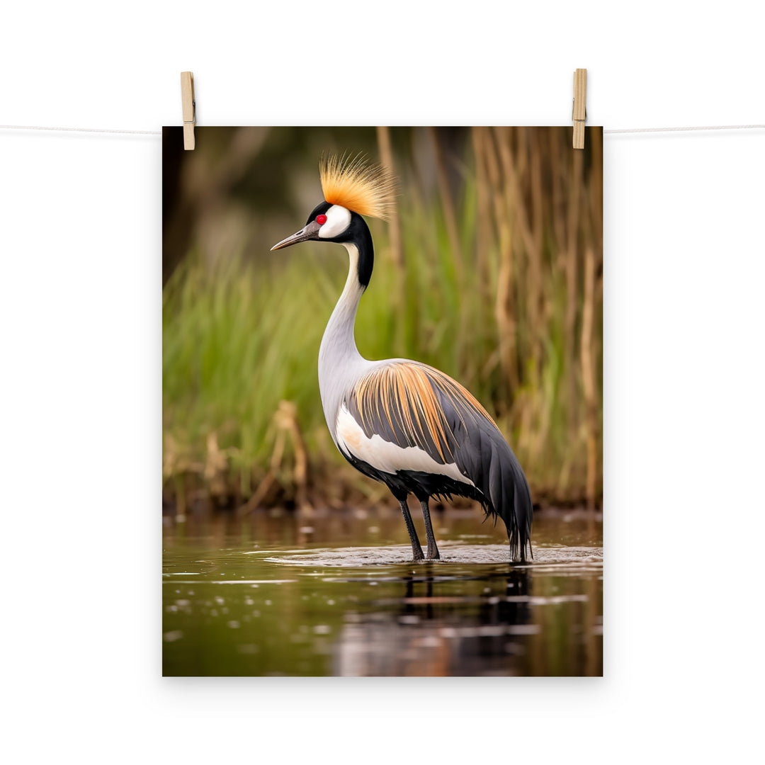 Crane Photo paper poster - PosterfyAI.com