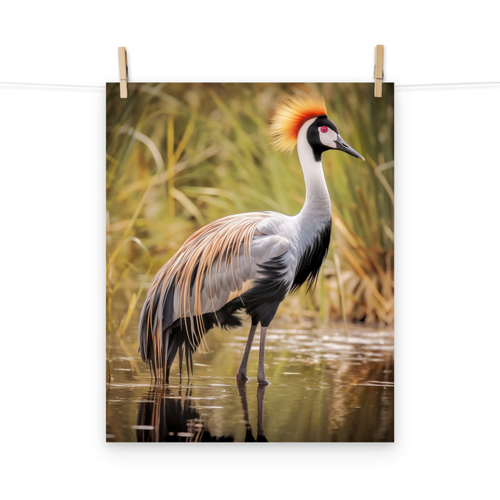 Crane Photo paper poster - PosterfyAI.com
