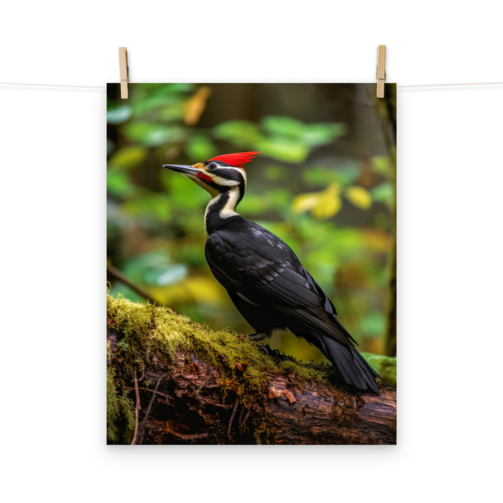 Woodpecker Photo paper poster - PosterfyAI.com