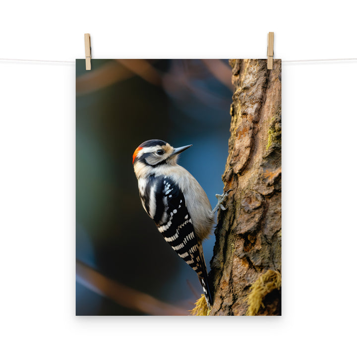 Woodpecker Photo paper poster - PosterfyAI.com