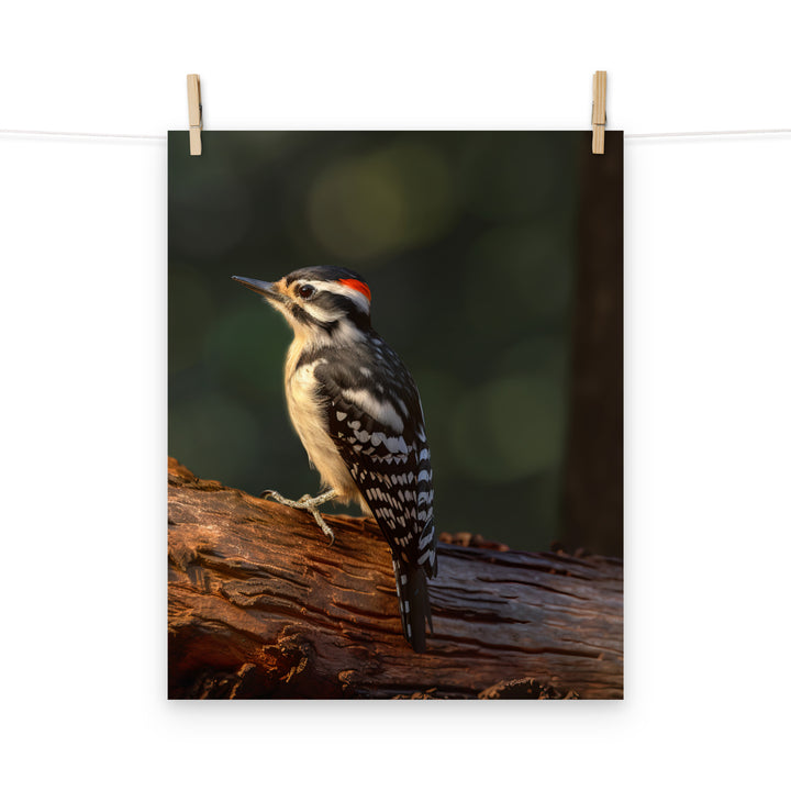 Woodpecker Photo paper poster - PosterfyAI.com