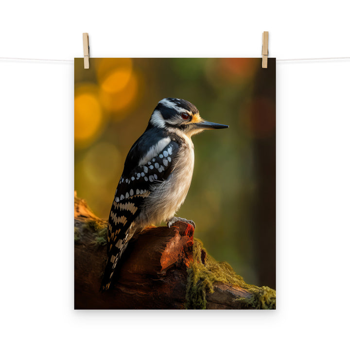 Woodpecker Photo paper poster - PosterfyAI.com