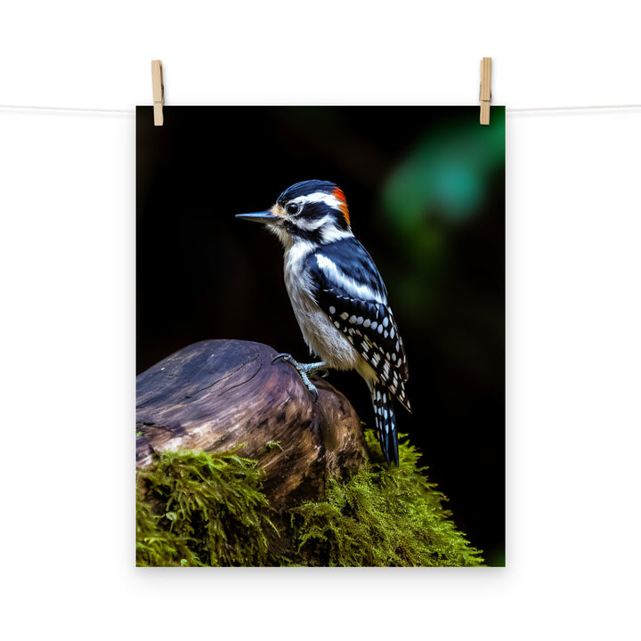 Woodpecker Photo paper poster - PosterfyAI.com