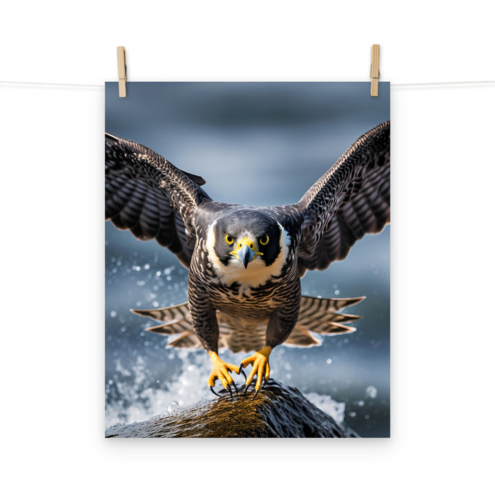Falcon Photo paper poster - PosterfyAI.com