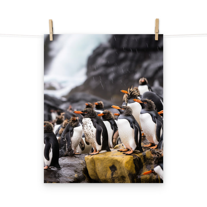 Penguin Photo paper poster - PosterfyAI.com